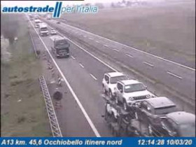 Slika pregleda web-kamere Ferrara - A13 - KM 45,6